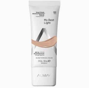 Skintone Matching Foundation by Almay, Smart Shade Face Makeup my best light